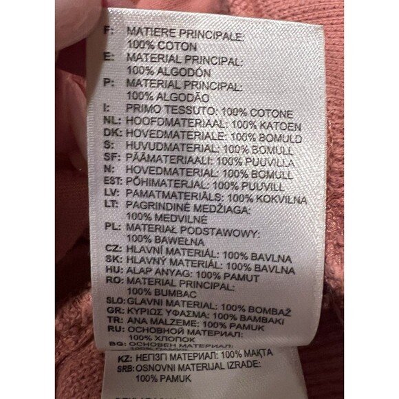 Adidas Waffle Knit Crewneck Long Sleeve Sweatshirt With Logo Size S/M - Picture 10 of 10